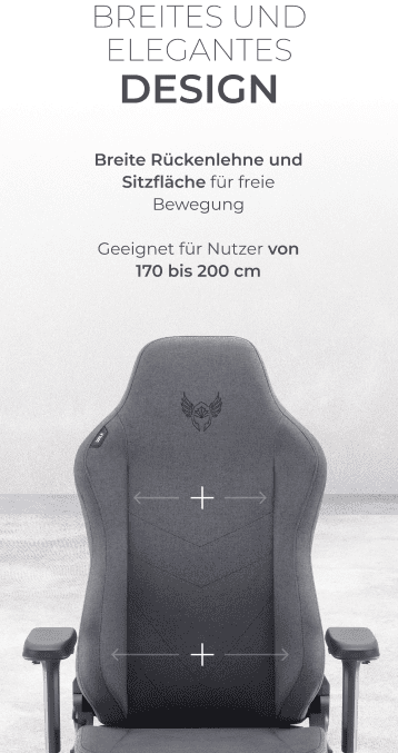 Freya Elite-Stuhl mit breiter R&uuml;ckenlehne und Sitzfl&auml;che f&uuml;r gro&szlig;e Nutzer